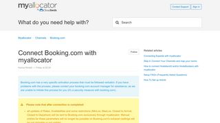 
                            9. Connect Booking.com with myallocator – Myallocator