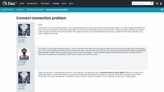 
                            4. Connect connection problem - Daz 3D Forums