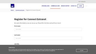 
                            5. Connect Extranet Login Request | Connect eTrade | AXA Connect