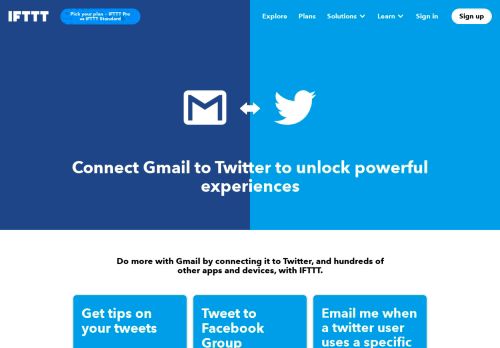 
                            6. Connect Gmail to Twitter - IFTTT