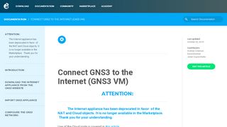 
                            8. Connect GNS3 to the Internet (GNS3 VM) - GNS3