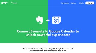 
                            10. Connect Google Calendar to Evernote - IFTTT