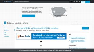
                            13. Connect MySQL workbench with MySQL container - Database ...