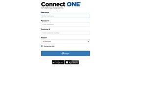 
                            1. Connect One - End-User Login