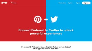 
                            7. Connect Pinterest to Twitter - IFTTT