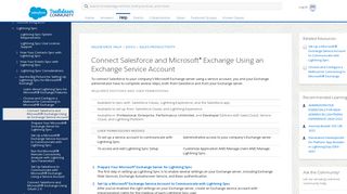 
                            12. Connect Salesforce and Microsoft® Exchange Using an Exchange ...