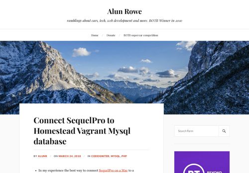 
                            10. Connect SequelPro to Homestead Vagrant Mysql database - Alun Rowe