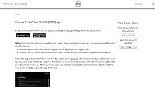 
                            8. Connect the Volvo On Call (VOC) app - Volvo Car USA Support - Service
