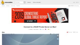 
                            5. Connect to a WoW Private Server on Mac!: 4 Steps