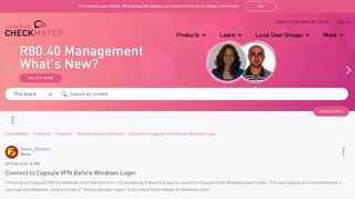 
                            3. Connect to Capsule VPN Before Windows Login - CheckMates - Check ...