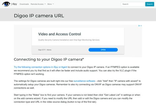 
                            4. Connect to Digoo IP cameras