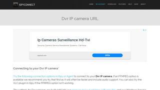 
                            3. Connect to Dvr IP cameras