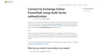 
                            13. Connect to Exchange Online PowerShell using multi-factor ...