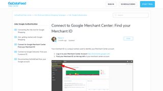 
                            11. Connect to Google Merchant Center: Find your Merchant ID ...