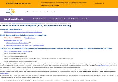 
                            11. Connect to Health Commerce System (HCS), Its applications and ...