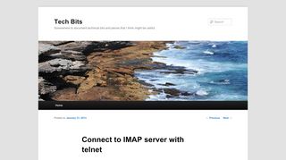 
                            3. Connect to IMAP server with telnet – Tech Bits