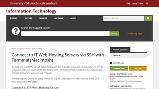 
                            6. Connect to IT Web Hosting Servers via SSH with Terminal (Macintosh ...