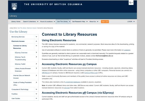 
                            3. Connect to Library Resources | Use The Library