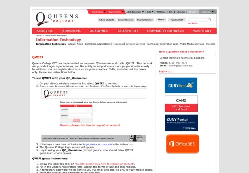 
                            11. Connect to Q-Wifi - Queens College, City University of New York