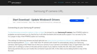 
                            4. Connect to Samsung IP cameras