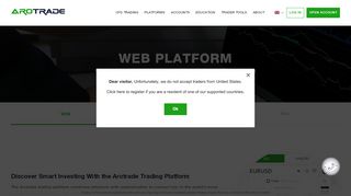 
                            9. Connect To The Global With Trading Platform | Arotrade