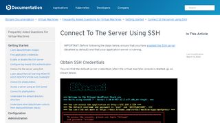 
                            5. Connect to the server using SSH - Bitnami Documentation