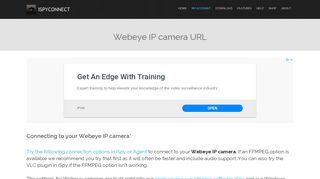 
                            13. Connect to Webeye IP cameras