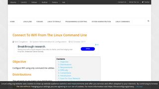 
                            9. Connect To Wifi From The Linux Command Line - LinuxConfig.org