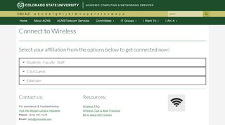 
                            12. Connect to Wireless | Academic Computing & Networking Services ...