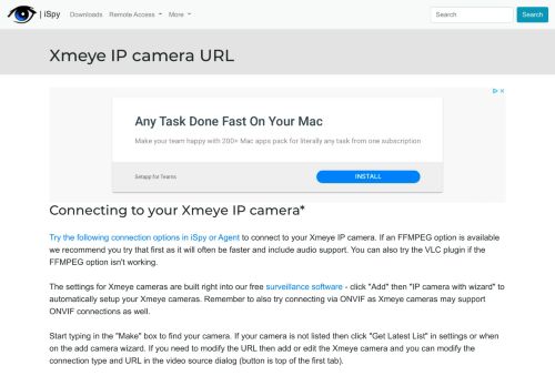 
                            10. Connect to Xmeye IP cameras