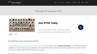 
                            3. Connect to Yoosee IP cameras