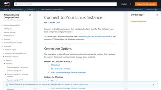
                            8. Connect to Your Linux Instance - Amazon Elastic Compute Cloud