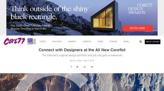 
                            7. Connect with Designers at the All New Coroflot - Core77
