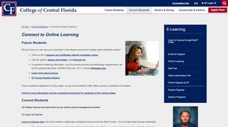 
                            9. Connect with E-Learning - College of Central Florida