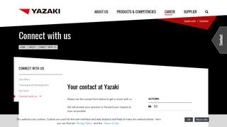 
                            4. Connect with us - Yazaki Europe