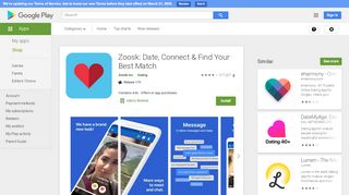 
                            4. Connect with your match. Meet a loving date. Zoosk - Apps on Google ...