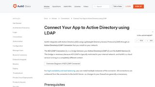 
                            6. Connect your app to Active Directory - Auth0