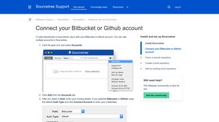 
                            3. Connect your Bitbucket or Github account - Atlassian Documentation