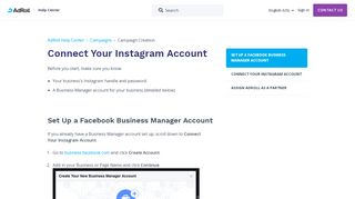 
                            12. Connect Your Instagram Account – AdRoll Help