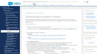 
                            7. Connected App for Analytics on Mobile - Salesforce Help