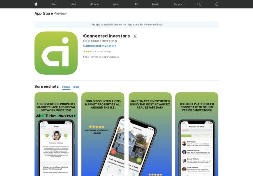 
                            6. Connected Investors on the App Store - iTunes - Apple