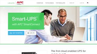 
                            3. Connected Smart-UPS - Welcome - APC
