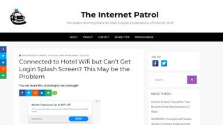 
                            6. Connected to Hotel Wifi but Can't Get Login Splash Screen? This May ...