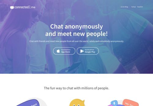 
                            2. Connected2.me | Chat anonymously and meet new people!