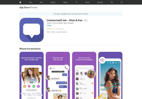 
                            4. Connected2.me – Meet & Chat on the App Store - iTunes - Apple