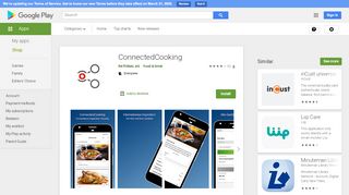 
                            10. ConnectedCooking – Apps bei Google Play