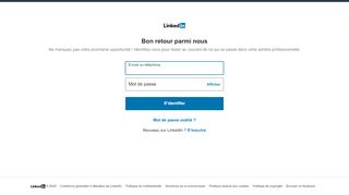 
                            5. Connectez-vous à LinkedIn