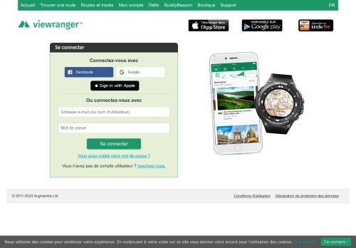 
                            1. Connectez vous a ViewRanger planificateur web et ... - my ViewRanger