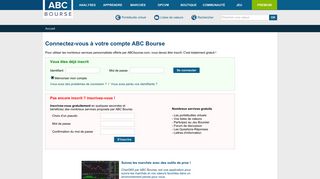 
                            1. Connectez-vous à votre compte ABC Bourse