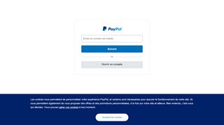 
                            1. Connectez-vous à votre compte PayPal